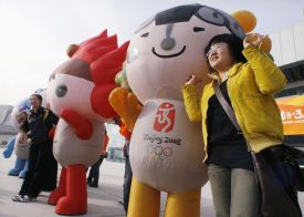 Olympijští maskoti v Pekingu