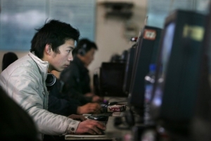 Mnoho internetových kaváren v Číně si nemůže stěžovat na nezájem