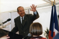 Jacques Chirac na snímku z toku 1998