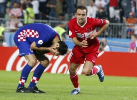 Turci právě vyrovnali na 1:1, Chorvati smutní.