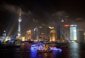 Šanghaj. Celou Čínu zachvátila horečka stavebního boomu.