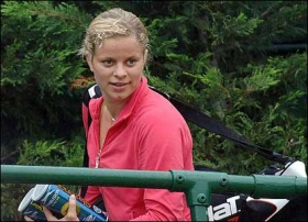 Tenistka Kim Clijstersová.