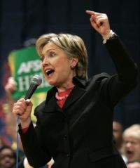 Hillary Clintonová doufá ve velké vítězství v Pensylvánii.