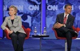 Barack Obama a Hillary Clintonová