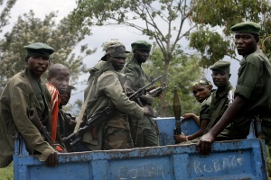 Nkundovi rebelové se přesouvají do oblasti bojů.