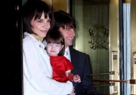 Tom Cruise s rodinou.