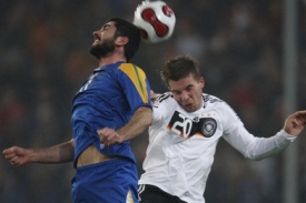 Snímek z kvalifikačního utkání Německo - Kypr 4:0