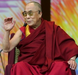 Jeho Svatost dalajlama. Chicago 2007.
