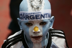 Argentinský fanoušek.