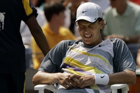 Tomáš Berdych po utkání s Roddickem na US Open.