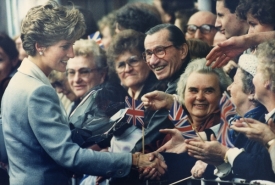 Lady Diana na návštěvě v Praze v roce 1991