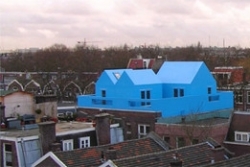 Nadstavba Didden Village v Holandsku.