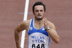 Řecký sprinter Anastásios Gusis