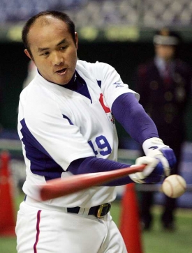 Tchajwanský baseballista Čchang Tchaj-šan.