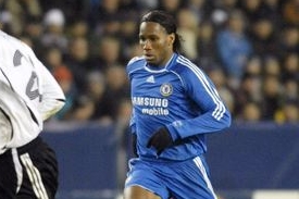 Didier Drogba v dresu londýnské Chelsea.