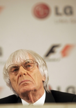 Bernie Ecclestone, boss formule 1.