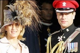 Britský princ Edward a jeho žena Sofie.