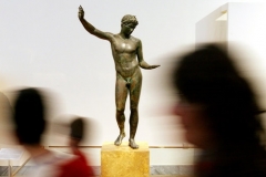 2 300 let stará socha Eféba z Marathonu v Národním archeologickém muzeu v Aténách.