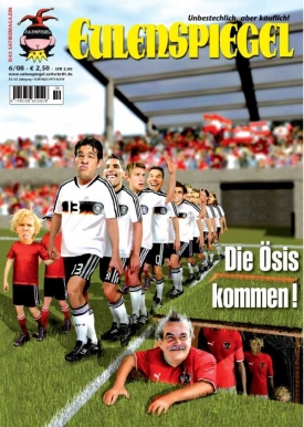 Titulní strana německého magazínu Eulenspiegel.