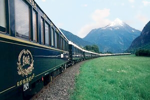 Orient Express ve švýcarských Alpách