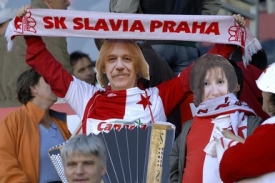 Fanoušci Slavie Praha