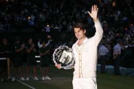 Zklamaný Roger Federer.