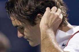 Světová jednička Roger Federer. V Torontu dohrál už ve 2. kole.