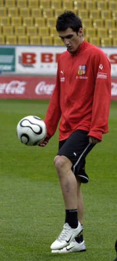 Fotbalový reprezentant Martin Fenin
