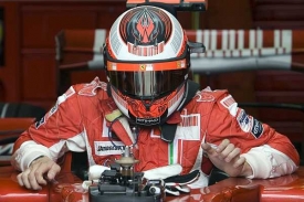 Finský pilot stáje Ferrari Kimi Räikkönen.