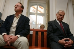 Obvinění Karel Lupoměský (vlevo) a Jan Milič.