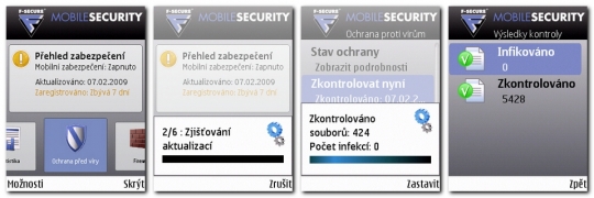 Zkušební verze antiviru F-Secure je v základní výbavě smartphonů Nokia