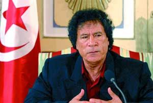 Muammar Kaddáfí na jednání o vyrovnání s obětmi z Lockerbie
