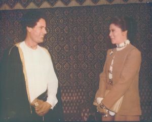 Kaddáfí a první dáma Filipín Imelda R. Marcosová