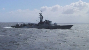 Hlídkové útočné plavidlo námořnictva JAR Galeshewe.