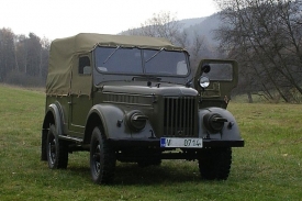 GAZ-69 byl k vidění v ČSSR převážně s rusky mluvící posádkou.