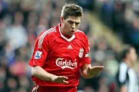 Fotbalista Liverpoolu Steven Gerrard.