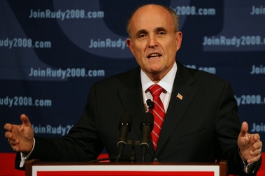 Kandidát Rudy Giuliani.