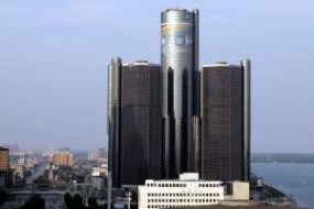 Sídlo automobilky General Motors v Detroitu.