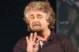 Italský satirik Beppe Grillo
