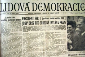 10. srpna 1968, Tito v Praze.