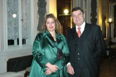 Předsedkyně poroty Zaha Hadidová s tehdejším ministrem kultury