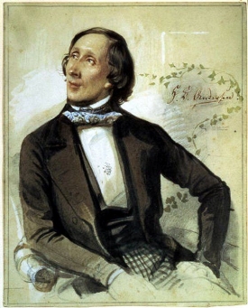 Spisovatel Hans Christian Andersen.