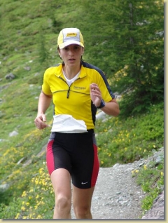 Pavla Havlová, účastnice závodu v běhu na Zugspitze.