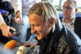Marek Heinz na tiskové konferenci po přestupu do Brna.