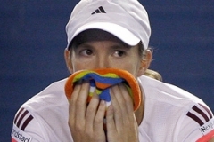 Belgičanka Justine Heninová. Světová jednička v Melbourne dohrála.