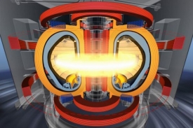 ITER by fúzní reakci udržoval silným magnetickým polem v tokamaku.
