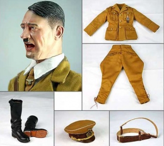 Hitlerova figurka s extra oblečkem. Vyrobeno na Ukrajině.