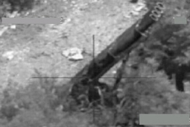 Odpalovací zařízení raket Hizballáhu.
