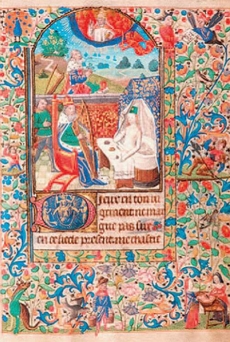 Iluminovaný rukopis Hodinek knížete Rohana.