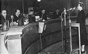 JUDr. Milada Horáková před svými soudci